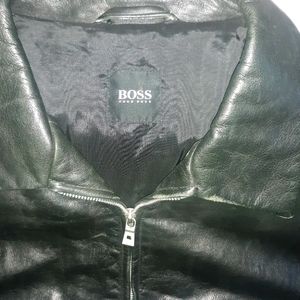 Mens leather coat